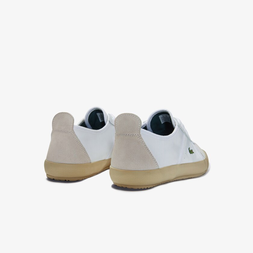 Tenis Lacoste Contest Leather and Suede Mujer Blancos Blancos | GG4-34423J8