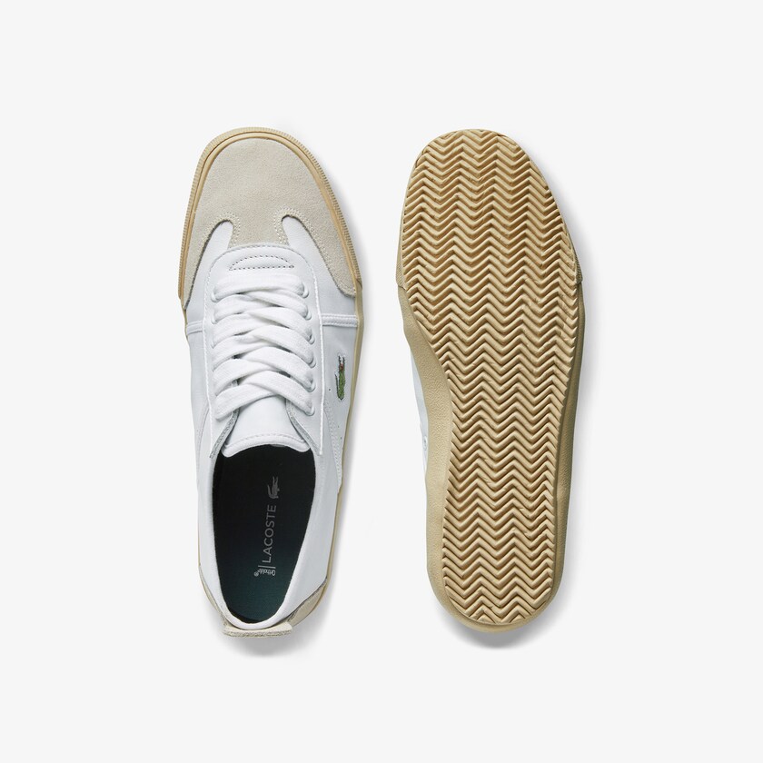 Tenis Lacoste Contest Leather and Suede Mujer Blancos Blancos | GG4-34423J8