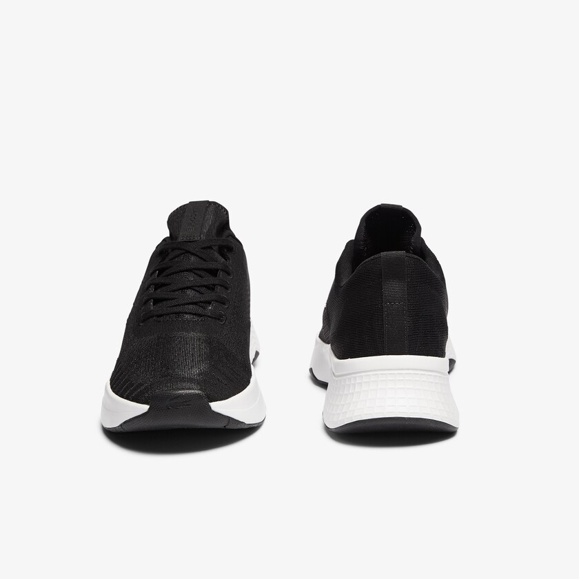 Tenis Lacoste Court-Drive Fly Textile Hombre Negros Blancos | SP0-75247Y8