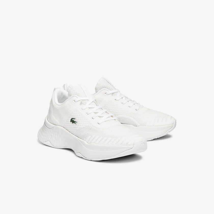 Tenis Lacoste Court-Drive Fly Textile Mujer Blancos | YE4-02660K5