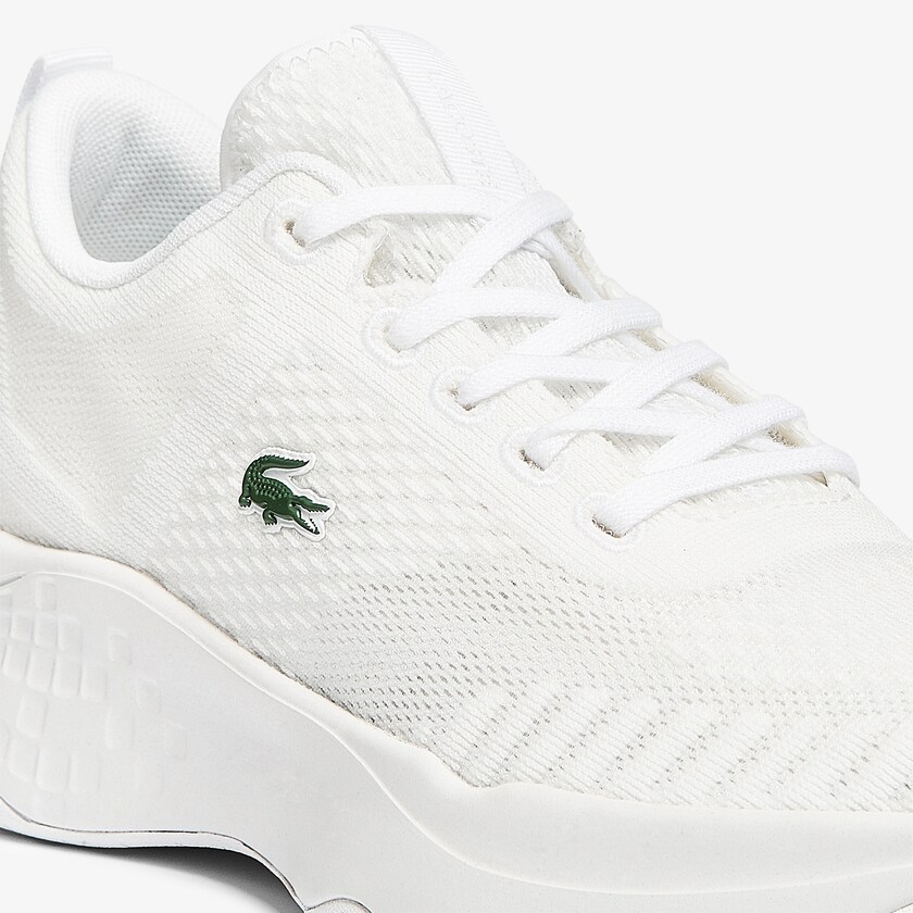 Tenis Lacoste Court-Drive Fly Textile Mujer Blancos | YE4-02660K5