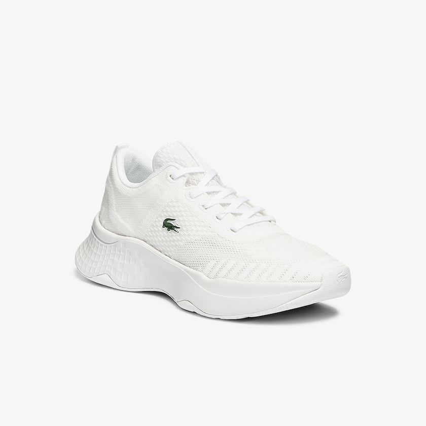Tenis Lacoste Court-Drive Fly Textile Mujer Blancos | YE4-02660K5