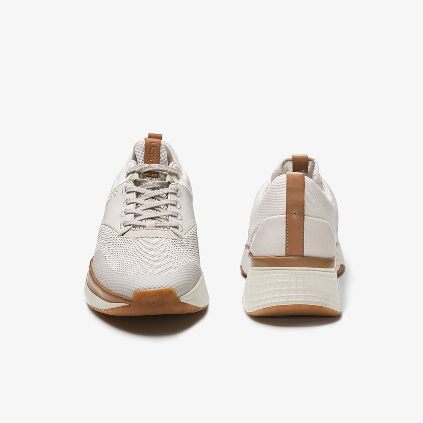 Tenis Lacoste Court-Drive Plus Canvas and Synthetic Mujer Blancos Blancos | DR3-47504S4