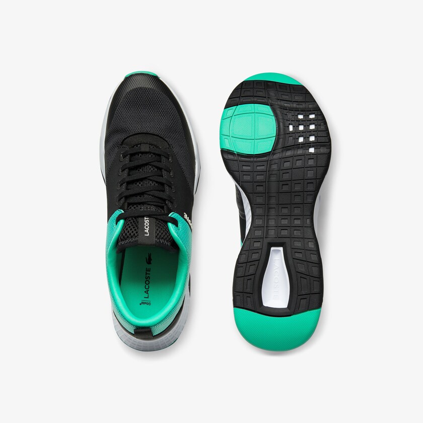 Tenis Lacoste Court-Drive Plus Textile Hombre Negros Turquesa | SB1-33593Y8
