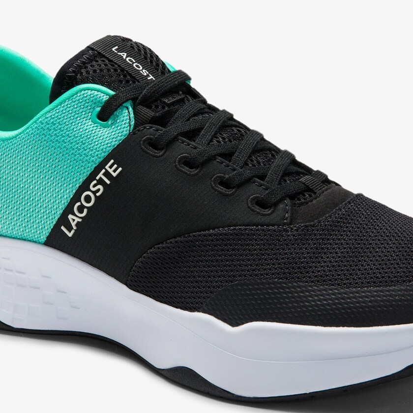 Tenis Lacoste Court-Drive Plus Textile Hombre Negros Turquesa | SB1-33593Y8