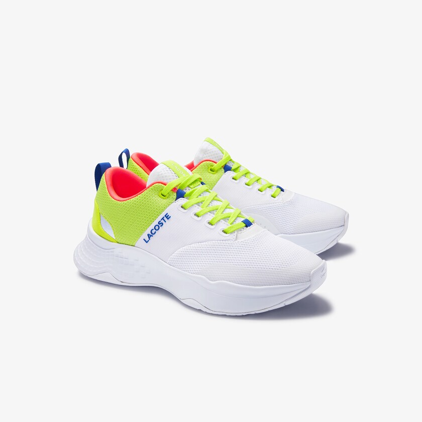 Tenis Lacoste Court-Drive Plus Textile Mujer Blancos Verdes Claro | WT5-85788Y9