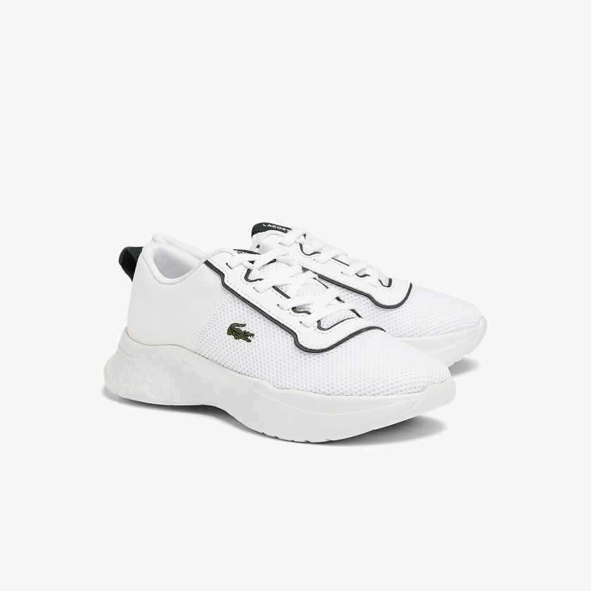 Tenis Lacoste Niños Blancos Court-Drive Textile Air Mesh QB8-39063L3