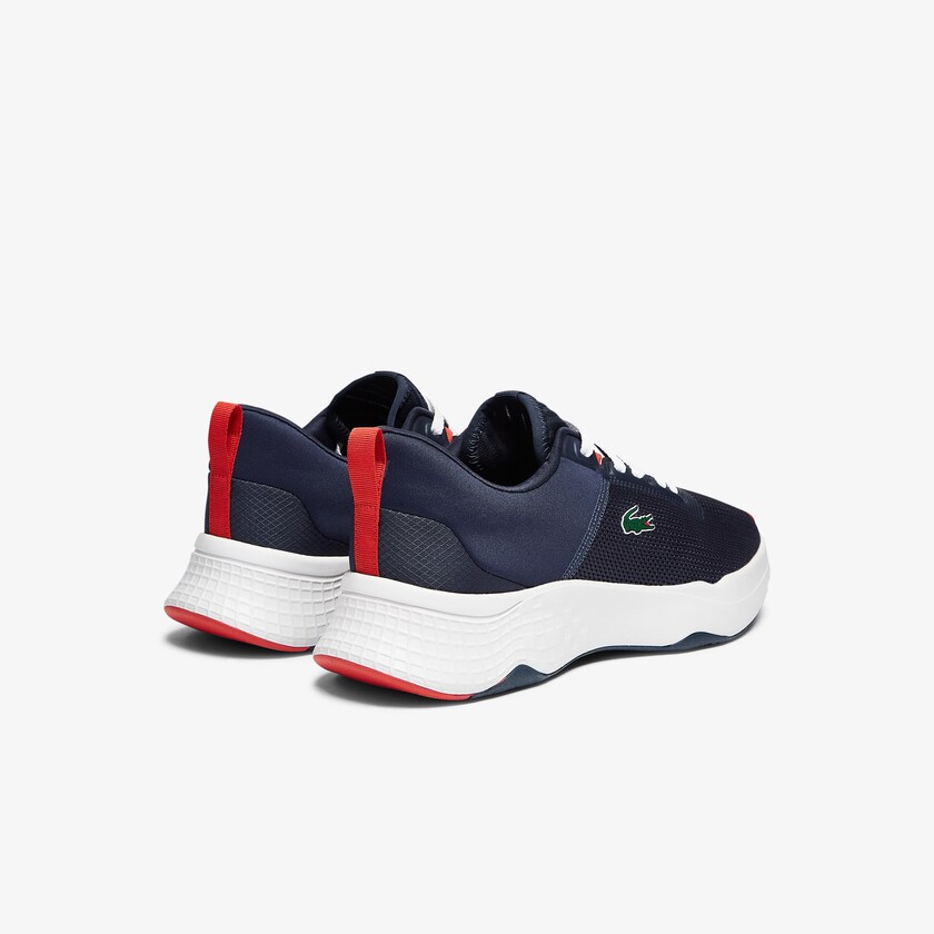Tenis Lacoste Court-Drive Textile Hombre Azul Marino Blancos | MH4-06100Y6