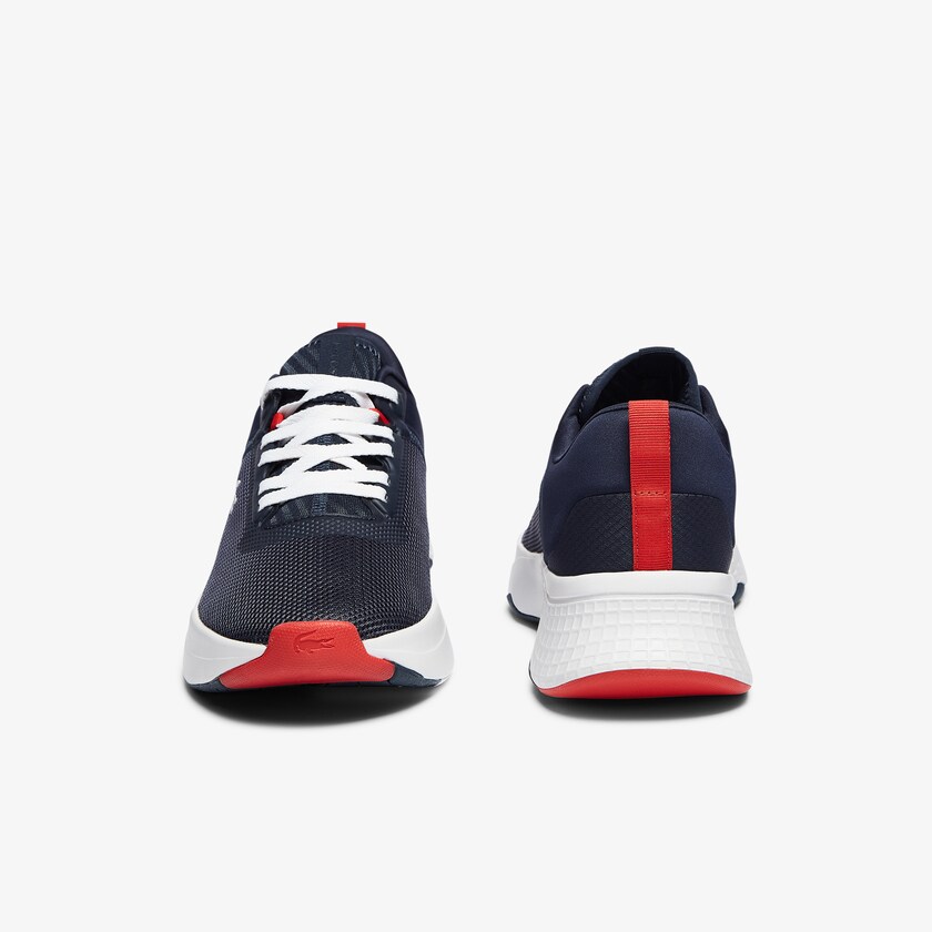 Tenis Lacoste Court-Drive Textile Hombre Azul Marino Blancos | MH4-06100Y6