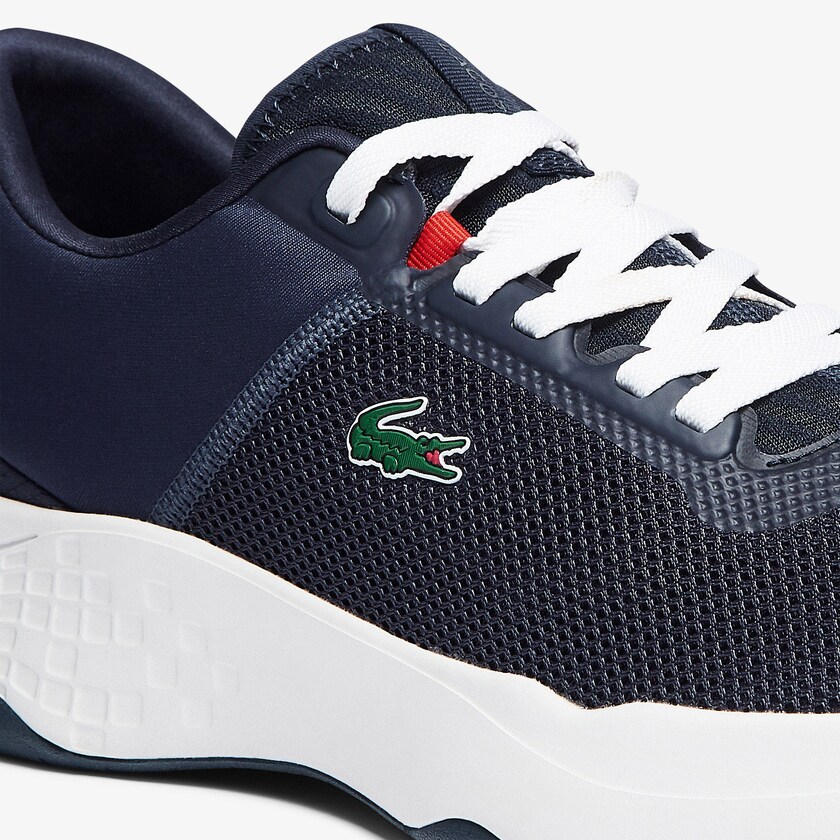Tenis Lacoste Court-Drive Textile Hombre Azul Marino Blancos | MH4-06100Y6