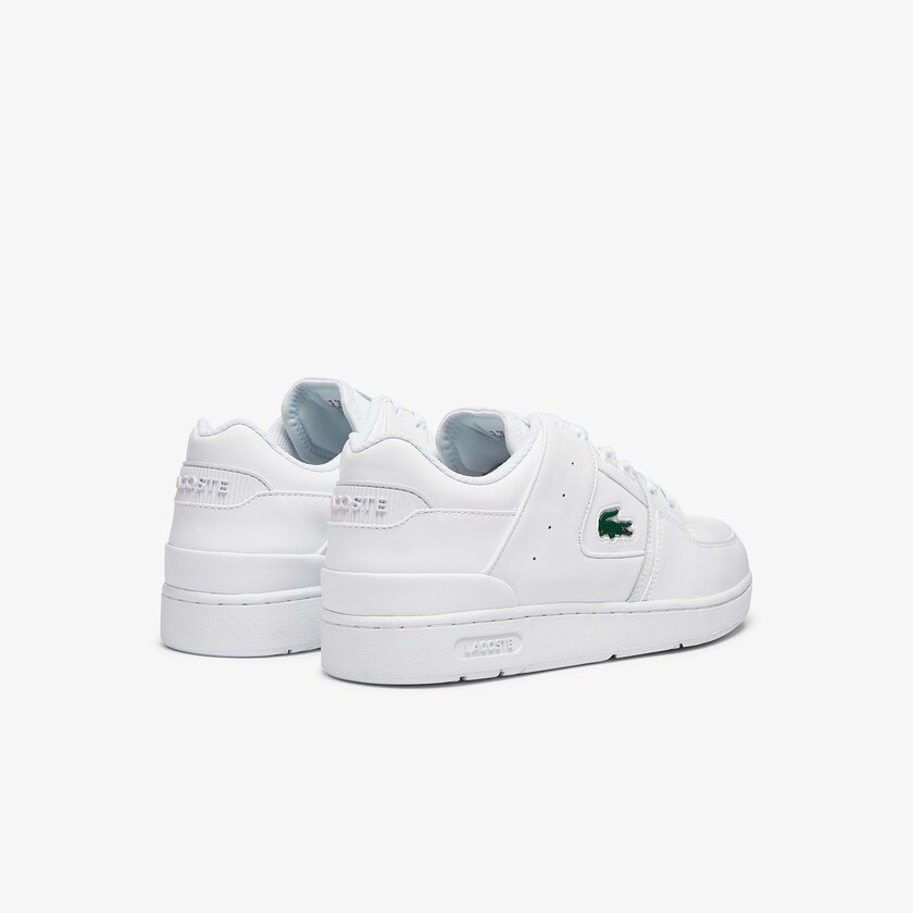 Tenis Lacoste Court Cage Leather Hombre Blancos | ZG1-20132W4