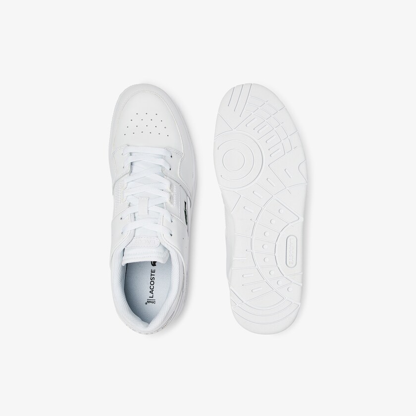 Tenis Lacoste Court Cage Leather Hombre Blancos | ZG1-20132W4