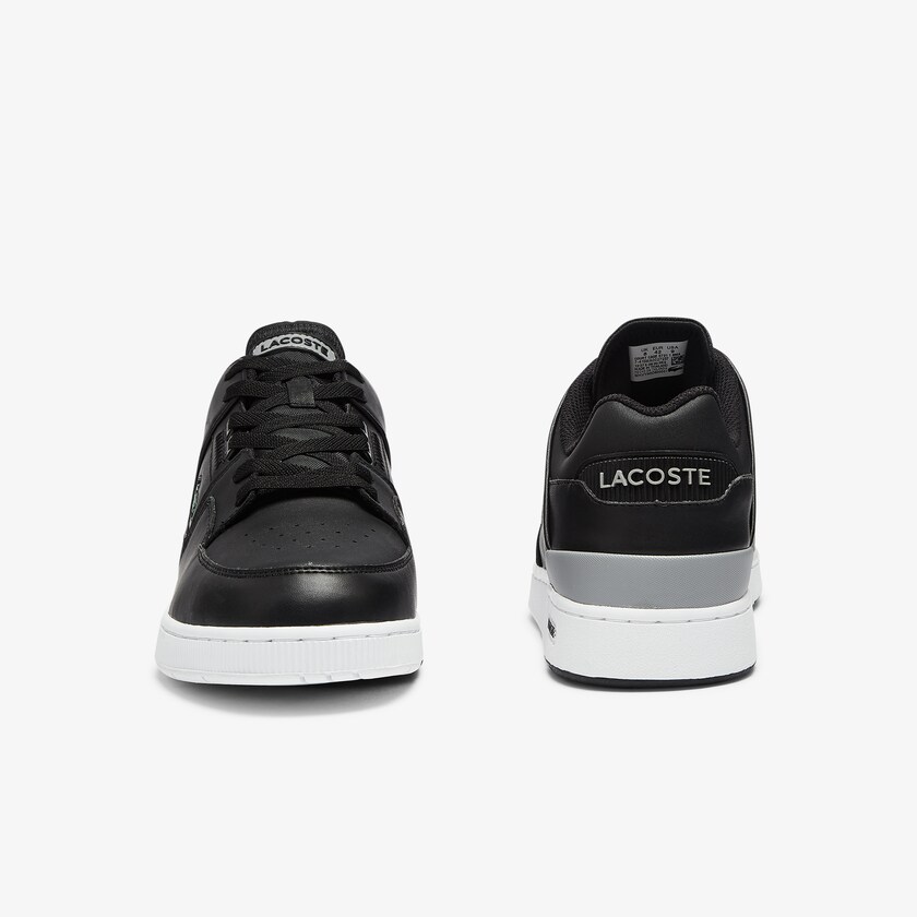 Tenis Lacoste Court Cage Leather Hombre Negros | CQ5-32103Q7