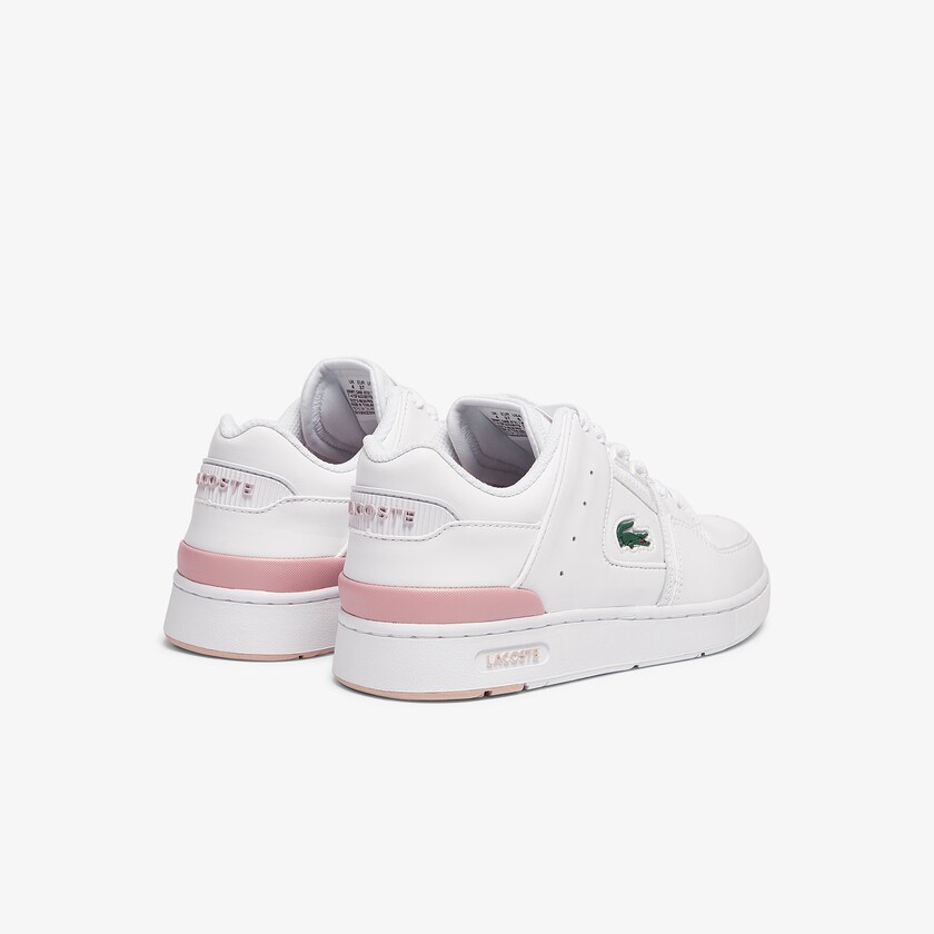Tenis Lacoste Court Cage Sneaker Mujer Blancos Rosas Claro | XW4-65846G1