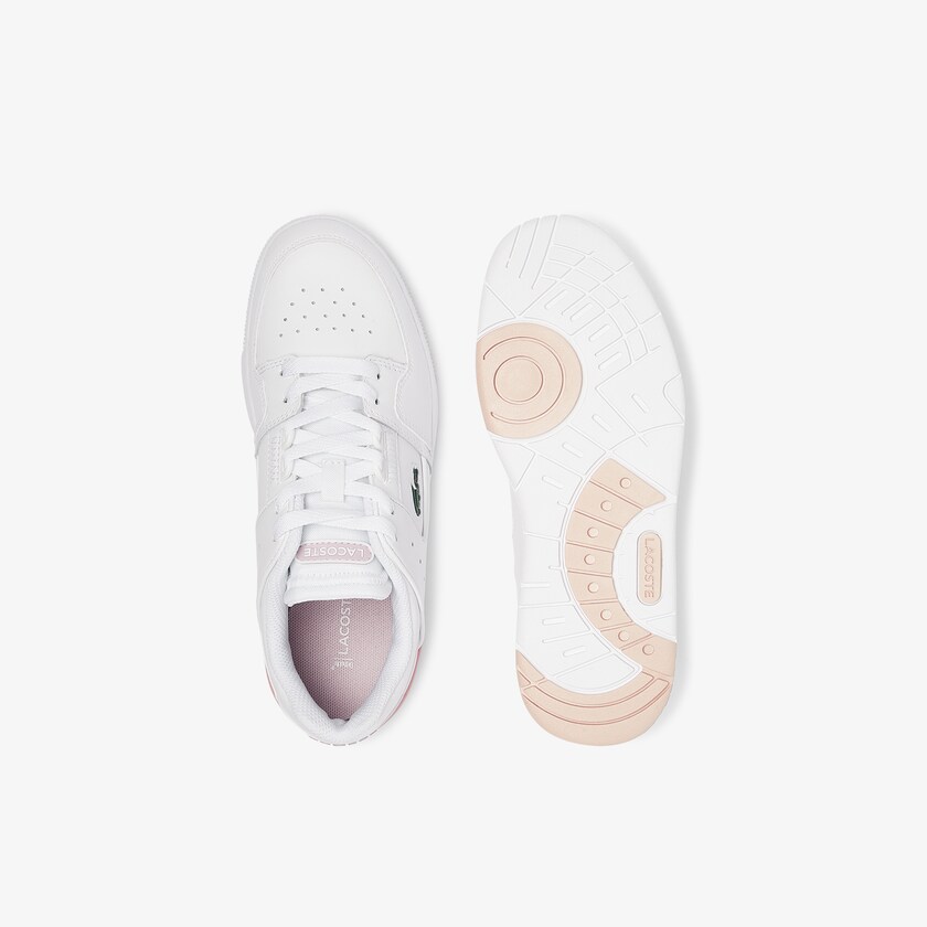 Tenis Lacoste Court Cage Sneaker Mujer Blancos Rosas Claro | XW4-65846G1