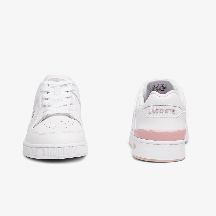 Tenis Lacoste Court Cage Sneaker Mujer Blancos Rosas Claro | XW4-65846G1