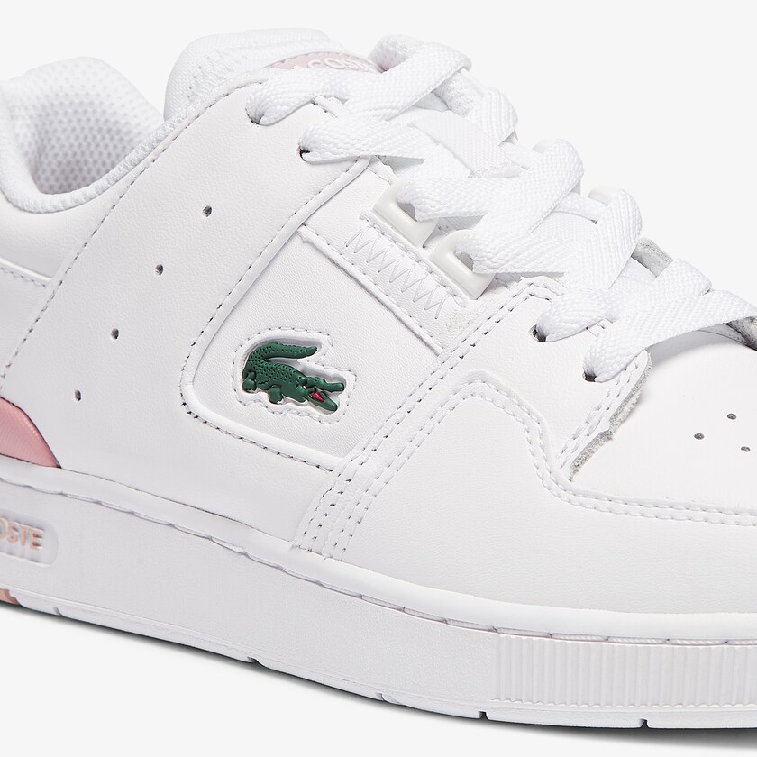 Tenis Lacoste Court Cage Sneaker Mujer Blancos Rosas Claro | XW4-65846G1