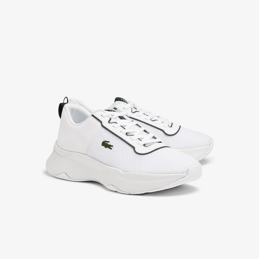 Tenis Lacoste Niños Blancos Verdes Oscuro Court Drive Sneaker XA1-44584T7