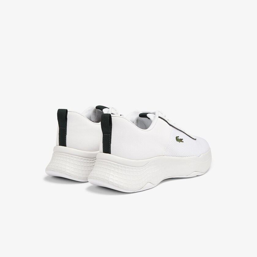 Tenis Lacoste Niños Blancos Verdes Oscuro Court Drive Sneaker XA1-44584T7