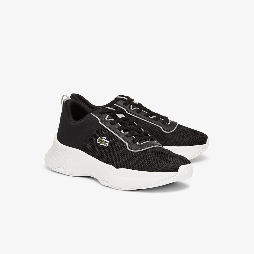 Tenis Lacoste Niños Negros Grises Court Drive Sneaker XT8-57165Y5