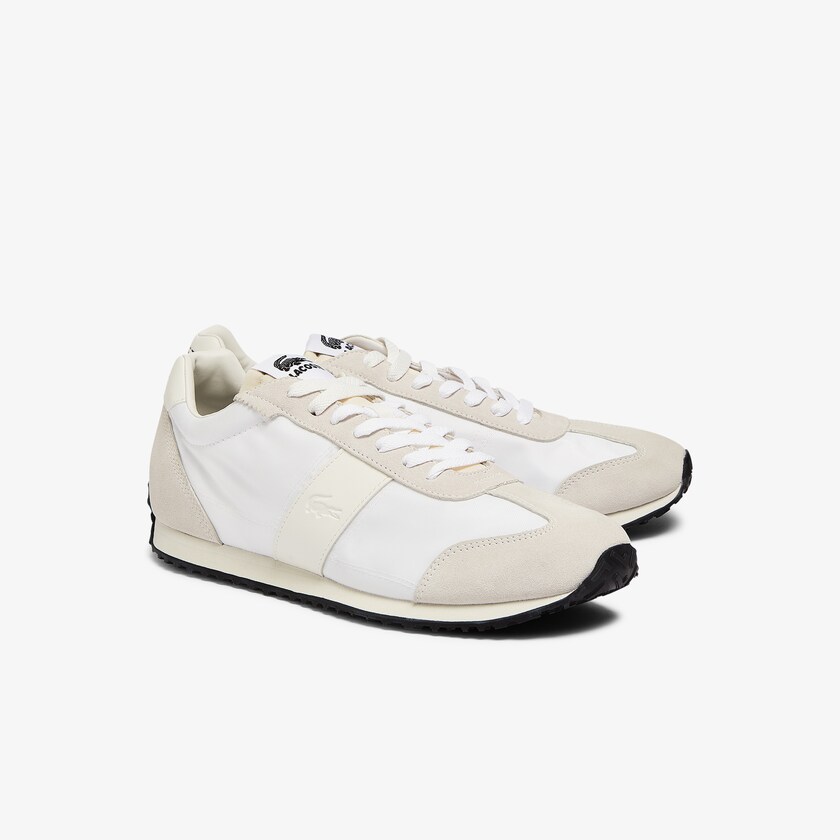 Tenis Lacoste Court Pace Textile Hombre Beige | DI1-63666B1