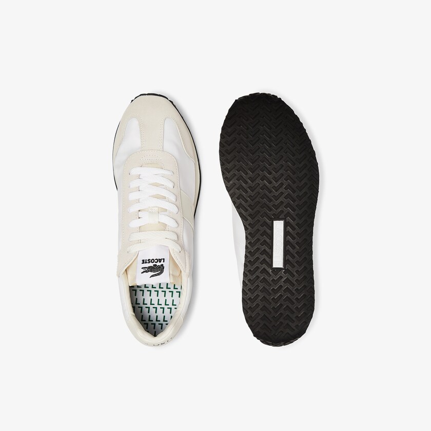 Tenis Lacoste Court Pace Textile Hombre Beige | DI1-63666B1