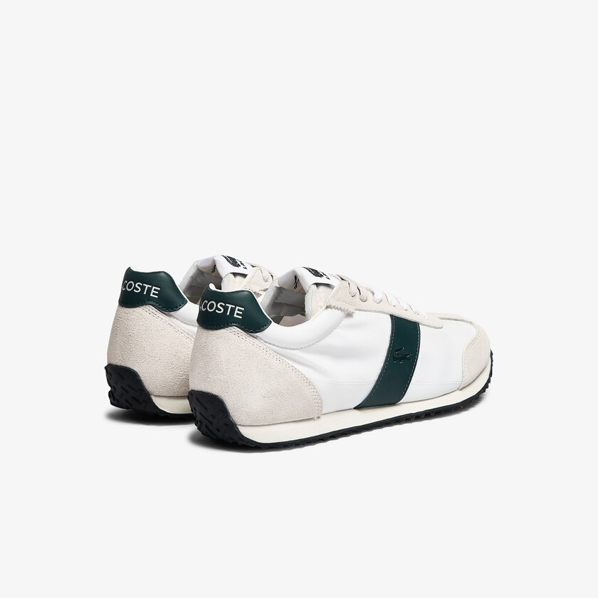 Tenis Lacoste Court Pace Textile Hombre Beige Verdes | AC3-46684Q4