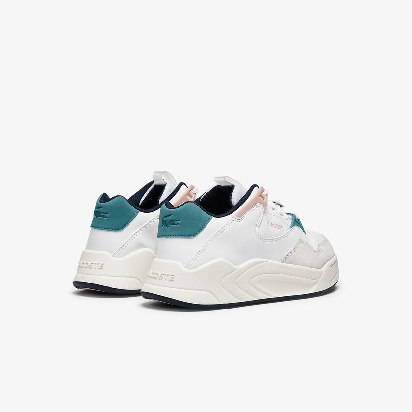 Tenis Lacoste Court Slam Synthetic and Leather Mujer Blancos Rosas | XX9-57365S6