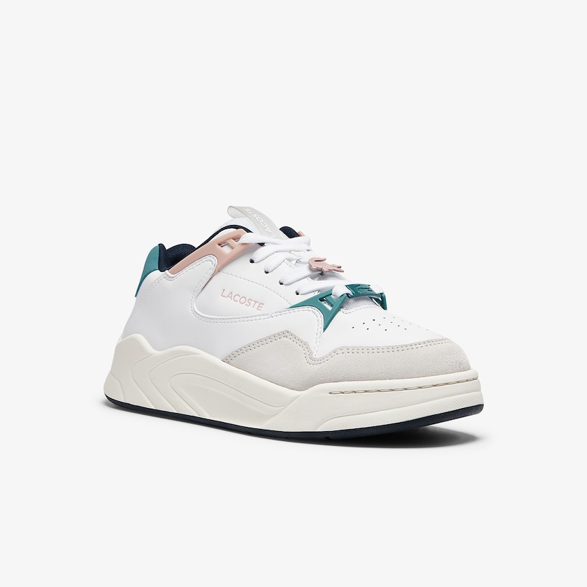 Tenis Lacoste Court Slam Synthetic and Leather Mujer Blancos Rosas | XX9-57365S6