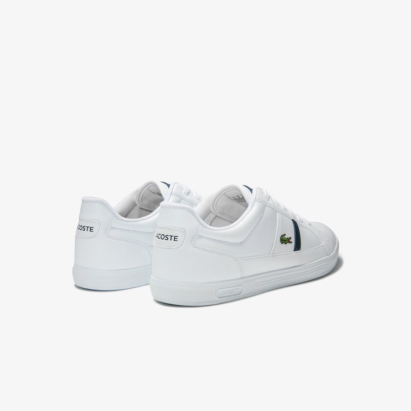 Tenis Lacoste Europa Leather Hombre Blancos | GF2-79377M3
