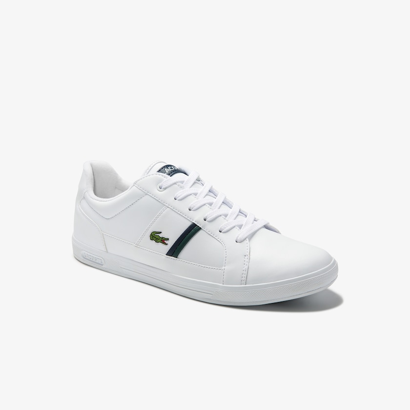 Tenis Lacoste Europa Leather Hombre Blancos | GF2-79377M3