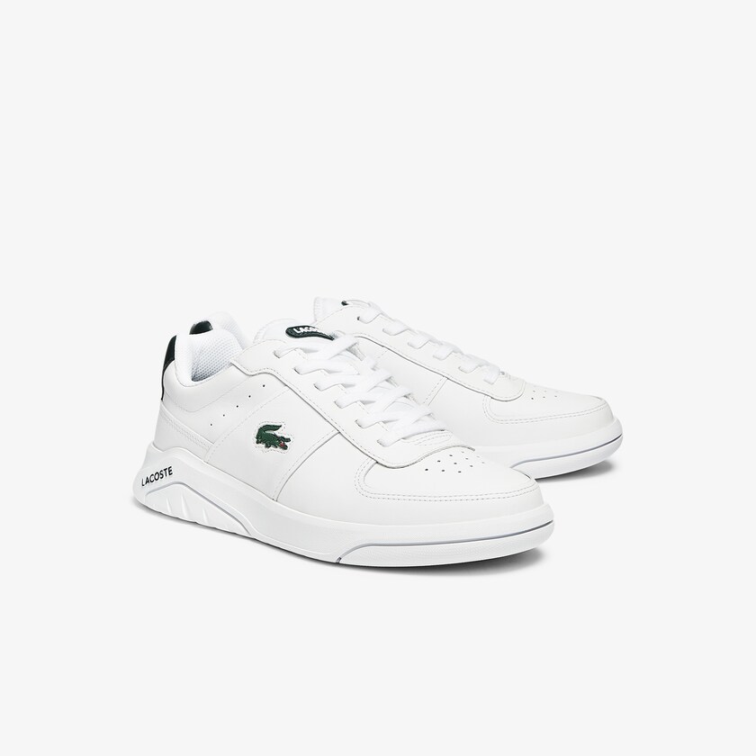 Tenis Lacoste Game Advance Leather Hombre Blancos | EX0-71897C1