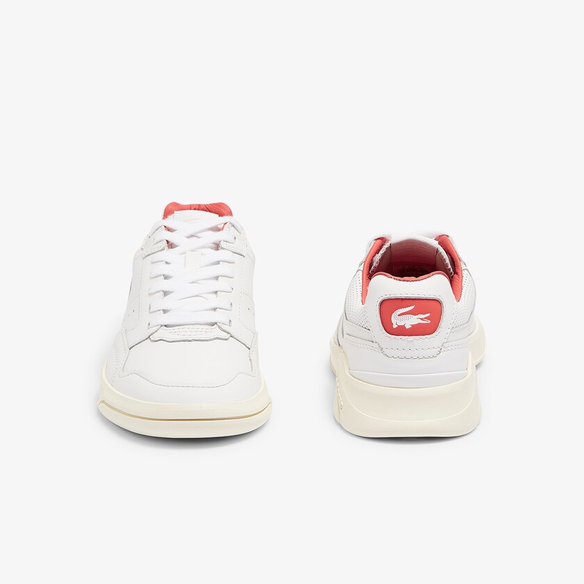 Tenis Lacoste Game Advance Leather Mujer Blancos Rosas | PB9-17081Y7
