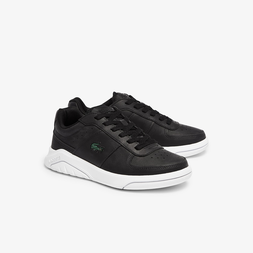Tenis Lacoste Game Advance Leather and Synthetic Mujer Negros Blancos | YW4-74627O8