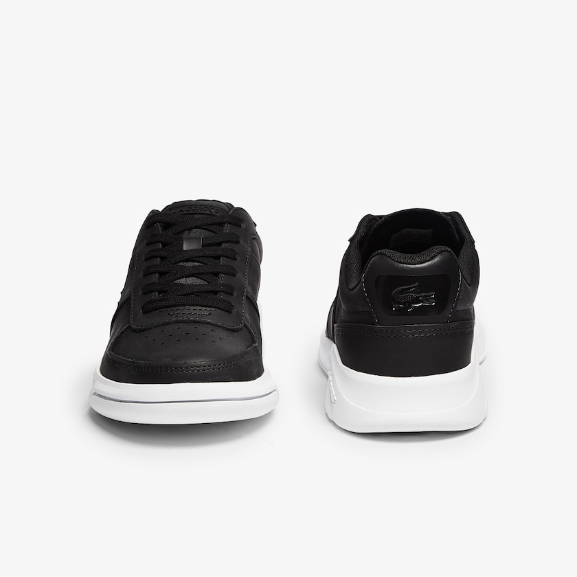 Tenis Lacoste Game Advance Leather and Synthetic Mujer Negros Blancos | YW4-74627O8