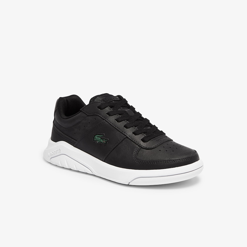 Tenis Lacoste Game Advance Leather and Synthetic Mujer Negros Blancos | YW4-74627O8