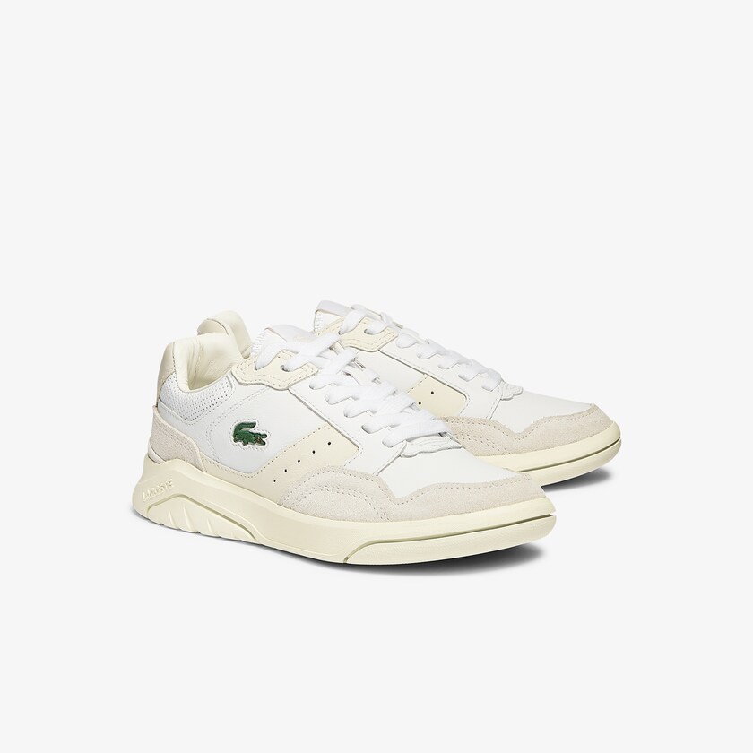 Tenis Lacoste Game Advance Luxe Leather and Suede Mujer Blancos Blancos | AW3-14481U1