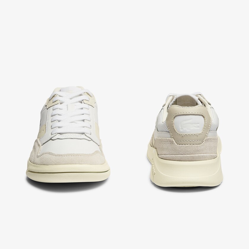 Tenis Lacoste Game Advance Luxe Leather and Suede Mujer Blancos Blancos | AW3-14481U1