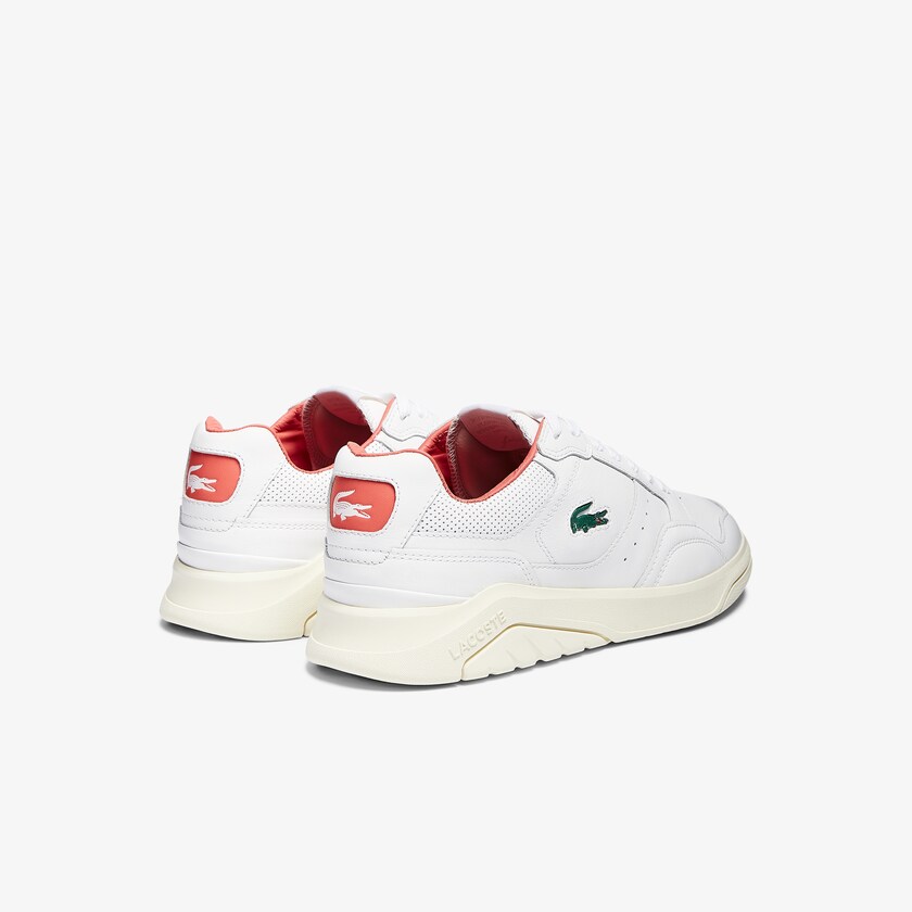 Tenis Lacoste Game Advance Luxe Leather and Suede Hombre Blancos Rosas | CH0-44744R2