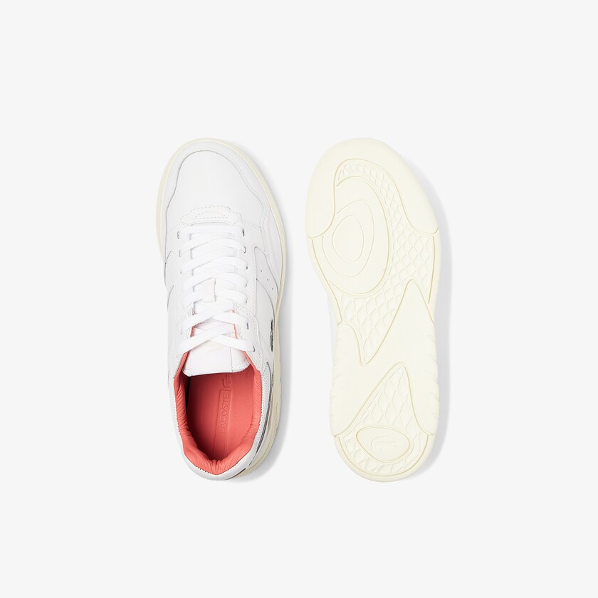 Tenis Lacoste Game Advance Luxe Leather and Suede Hombre Blancos Rosas | CH0-44744R2