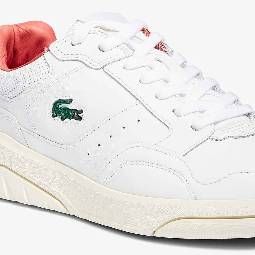 Tenis Lacoste Game Advance Luxe Leather and Suede Hombre Blancos Rosas | CH0-44744R2