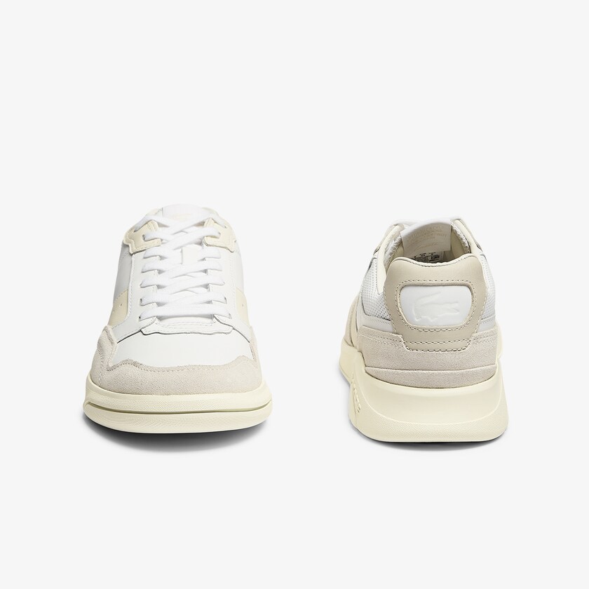 Tenis Lacoste Game Advance Luxe Leather and Suede Hombre Blancos Blancos | ZP4-98699Z4