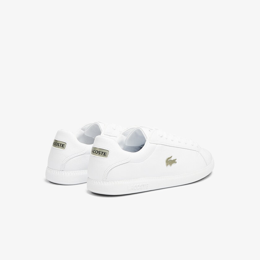 Tenis Lacoste Graduate Leather and Synthetic Hombre Blancos | ZG1-96729F4