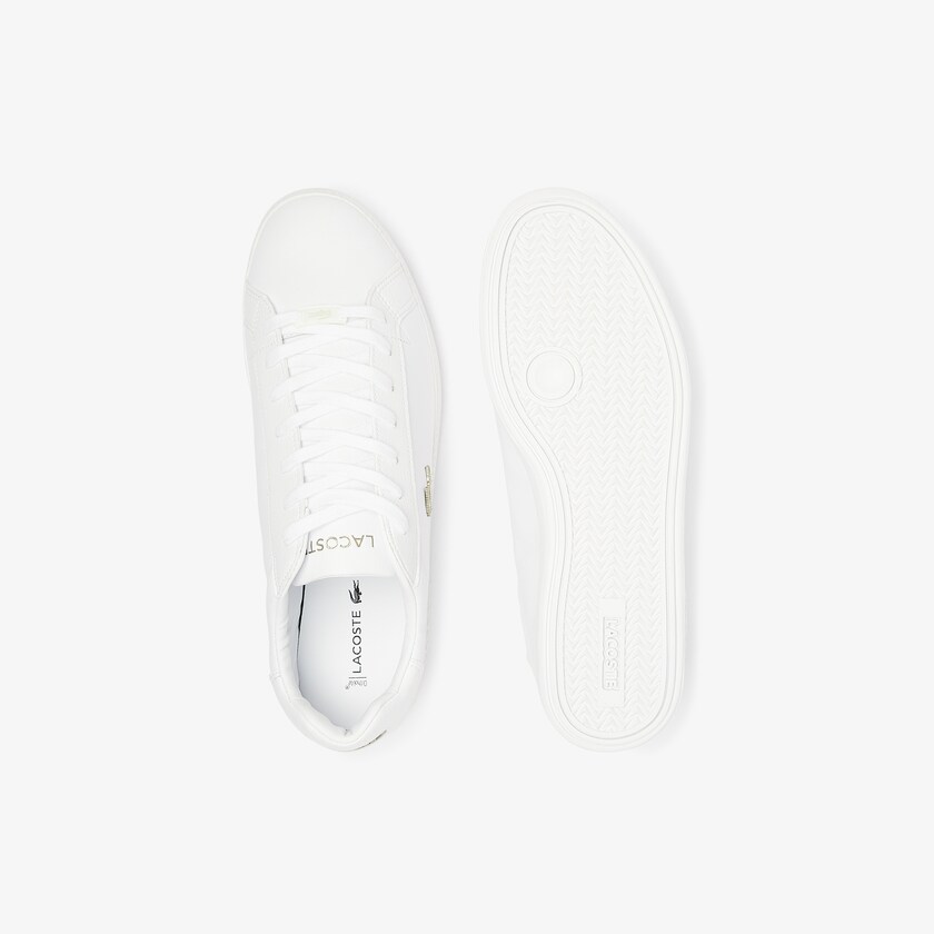 Tenis Lacoste Graduate Leather and Synthetic Hombre Blancos | ZG1-96729F4