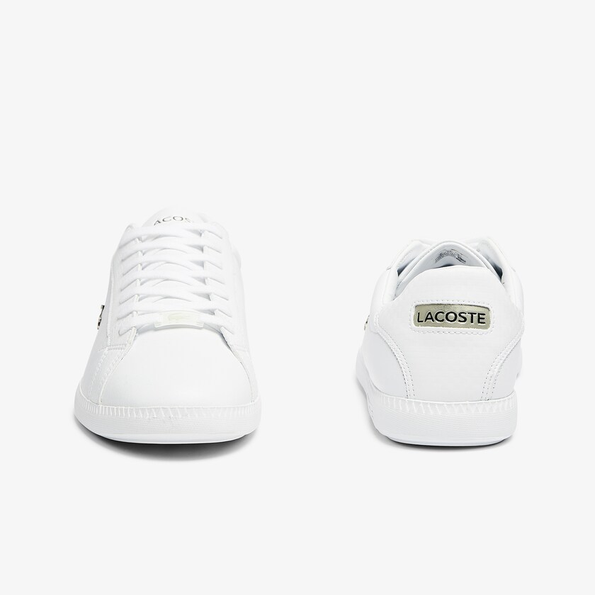 Tenis Lacoste Graduate Leather and Synthetic Hombre Blancos | ZG1-96729F4