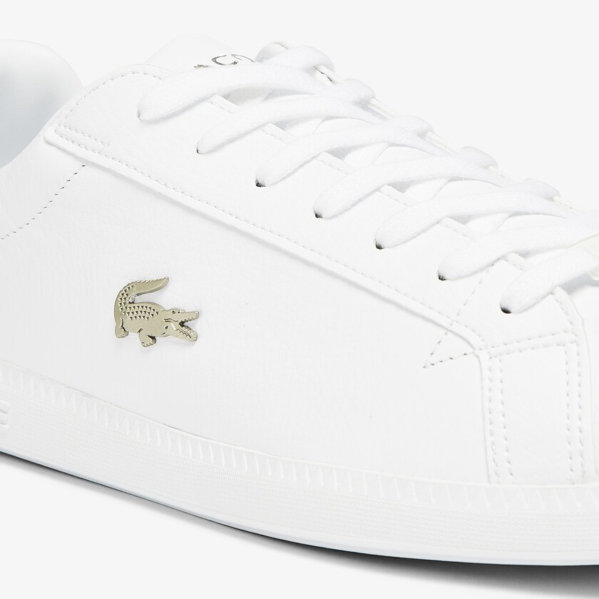 Tenis Lacoste Graduate Leather and Synthetic Hombre Blancos | ZG1-96729F4