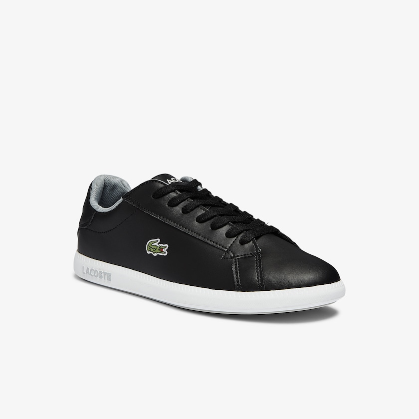 Tenis Lacoste Niños Negros Graduate Synthetic LS0-73677U3