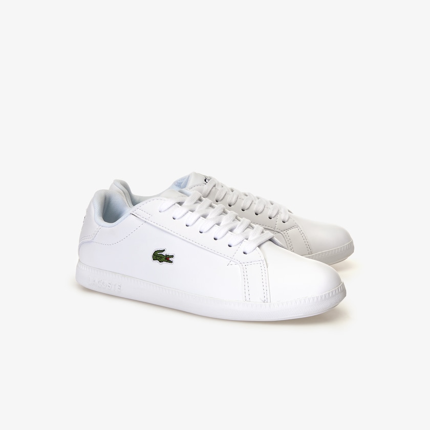 Tenis Lacoste Graduate Tonal Leather Mujer Blancos | IX1-81088N3