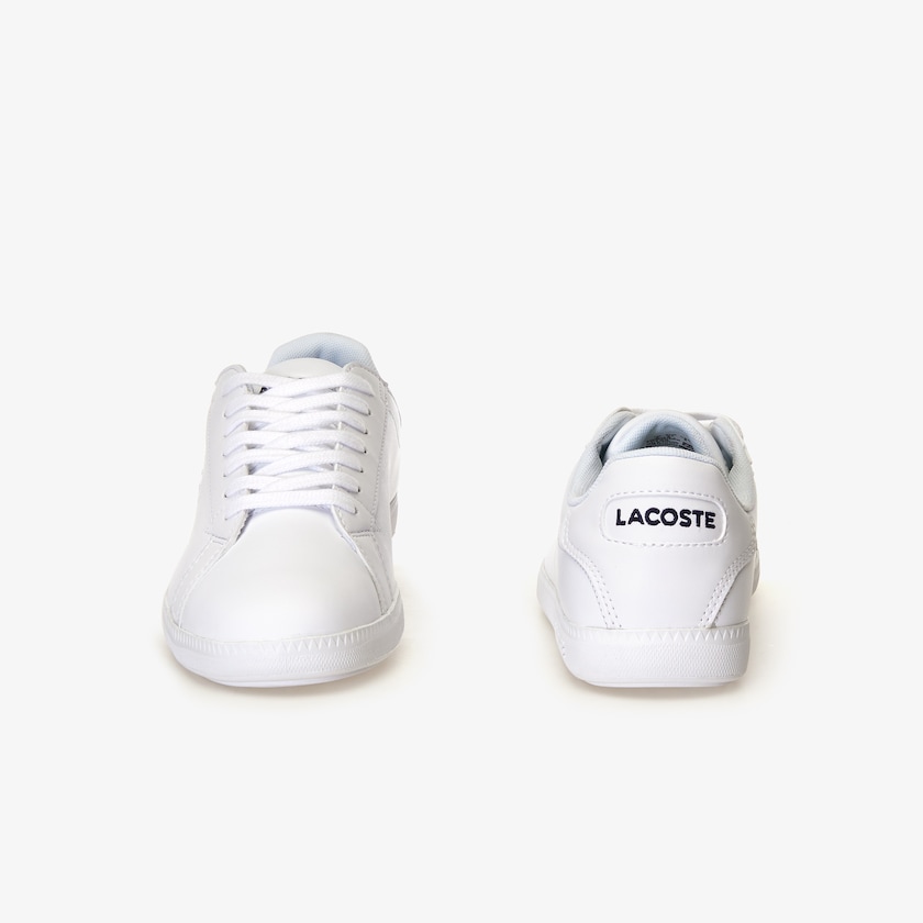 Tenis Lacoste Graduate Tonal Leather Mujer Blancos | IX1-81088N3