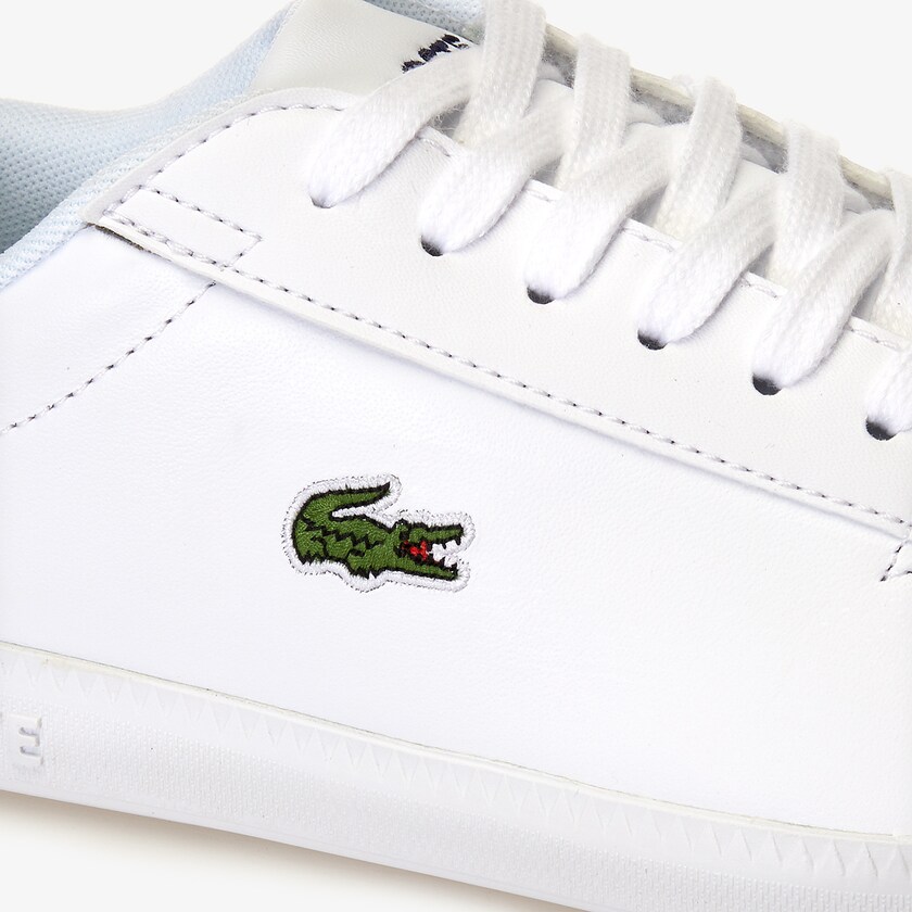 Tenis Lacoste Graduate Tonal Leather Mujer Blancos | IX1-81088N3